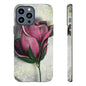 Rose Phone Case – Tough Cases, Floral Phone Cover, Gift for Her, Minimalist Design, Nature Lover's Accessory, Birthday Gift Idea