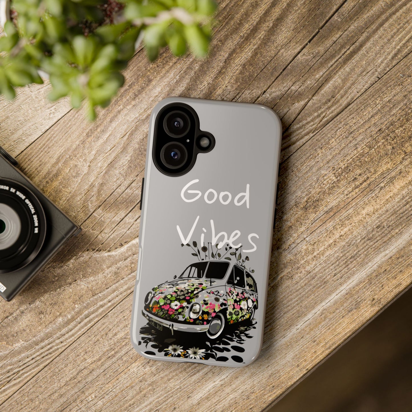 Floral Phone Case | Good Vibes, Phone Accessories, Gift for Her, Trendy Tech, Summer Vibes, Birthday Gift
