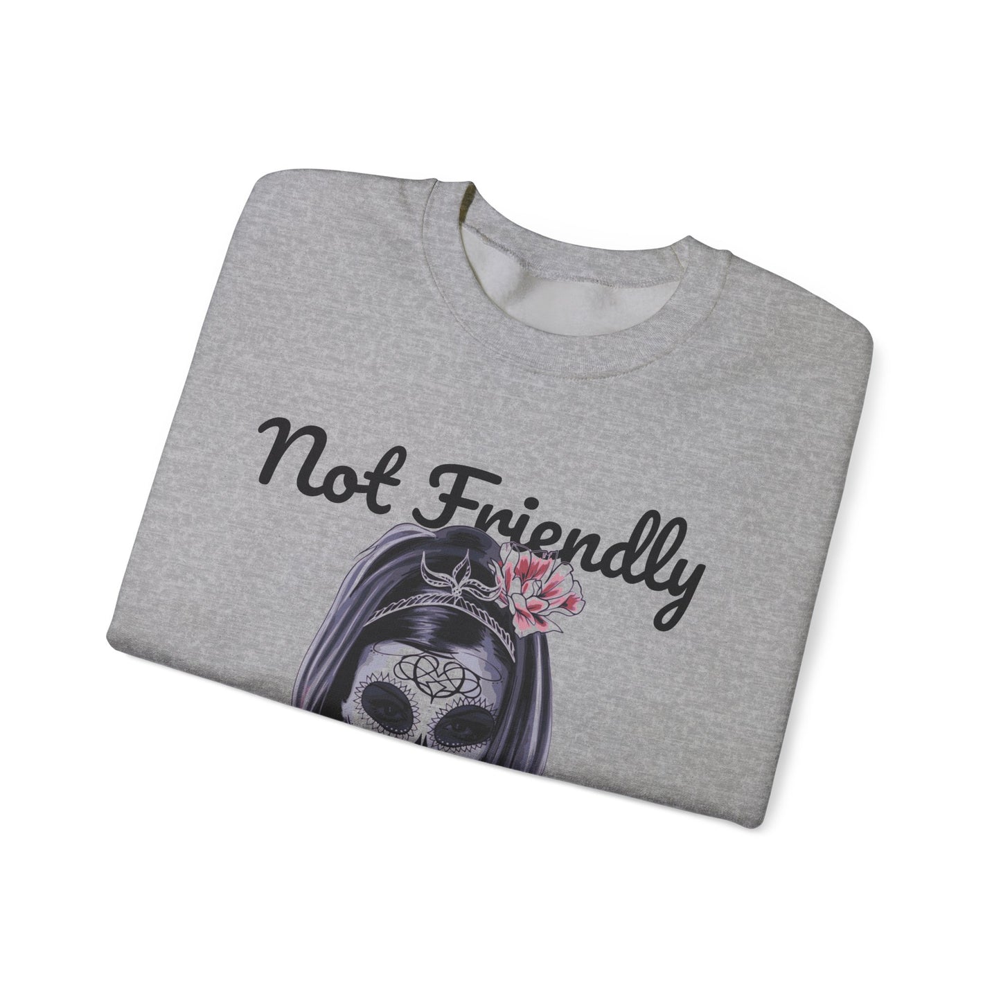 Edgy Skull Graphic Crewneck Sweatshirt | Halloween Gift, Casual Wear, Unisex Apparel, Cozy Sweatshirt, Unique Graphic Design