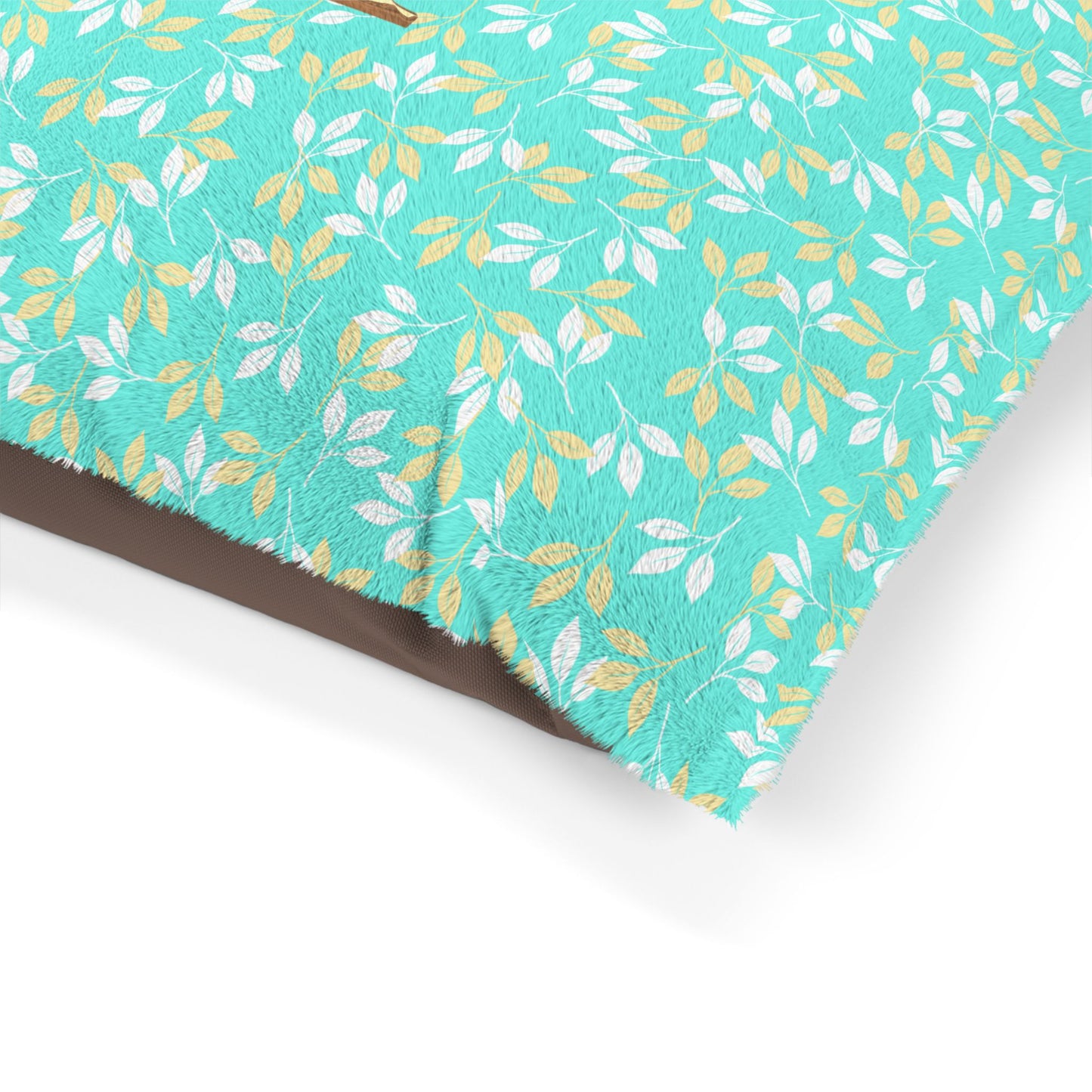 Personalized Floral Pet Bed for Dogs & Cats, Cozy Pet Cushion, Customizable Animal Resting Spot, Ideal Gift for Pet Lovers