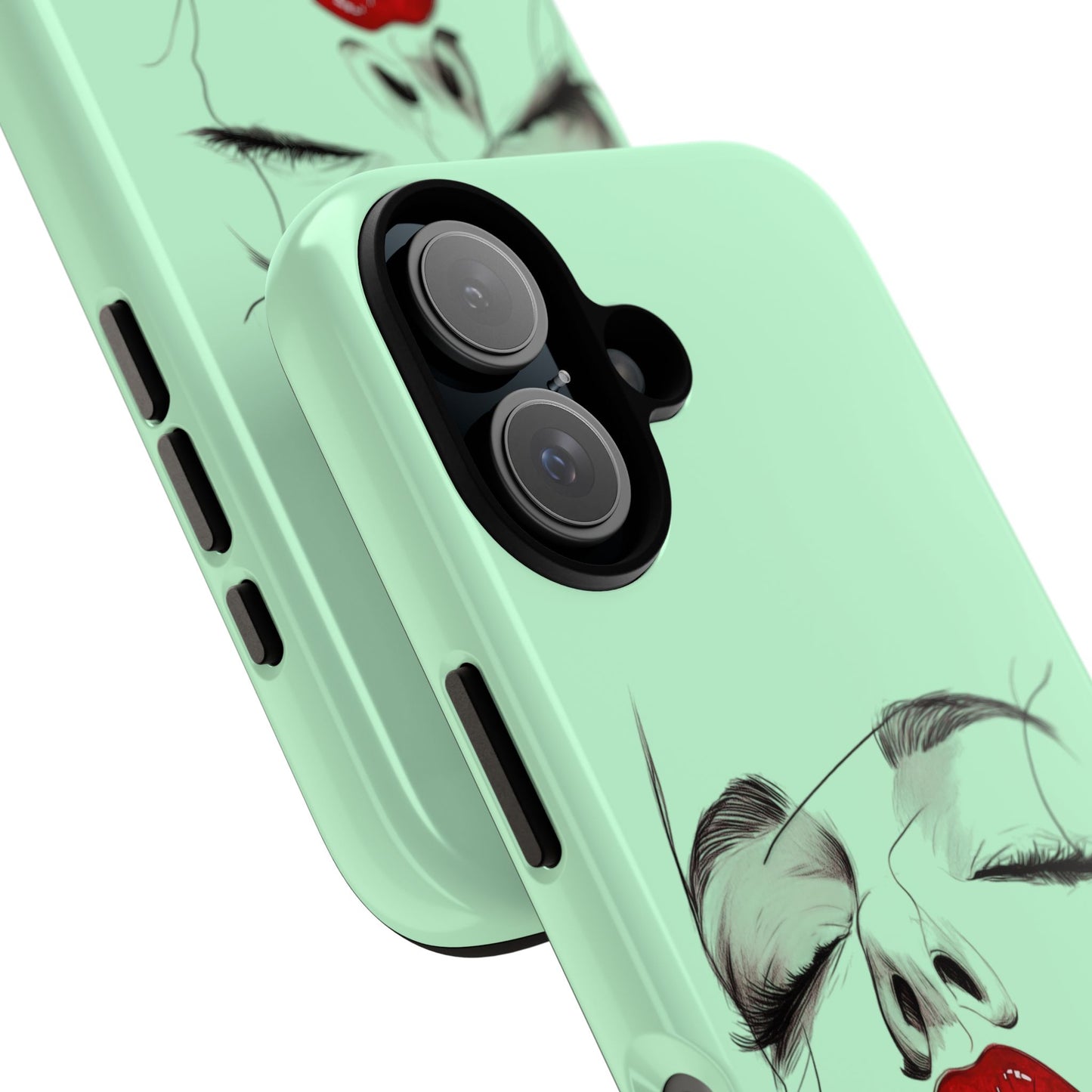 Stylish Phone Case, Artistic Phone Cover, Trendy Tech Accessory, Unique Cell Phone Protector, Gift for Her, Modern Aesthetic