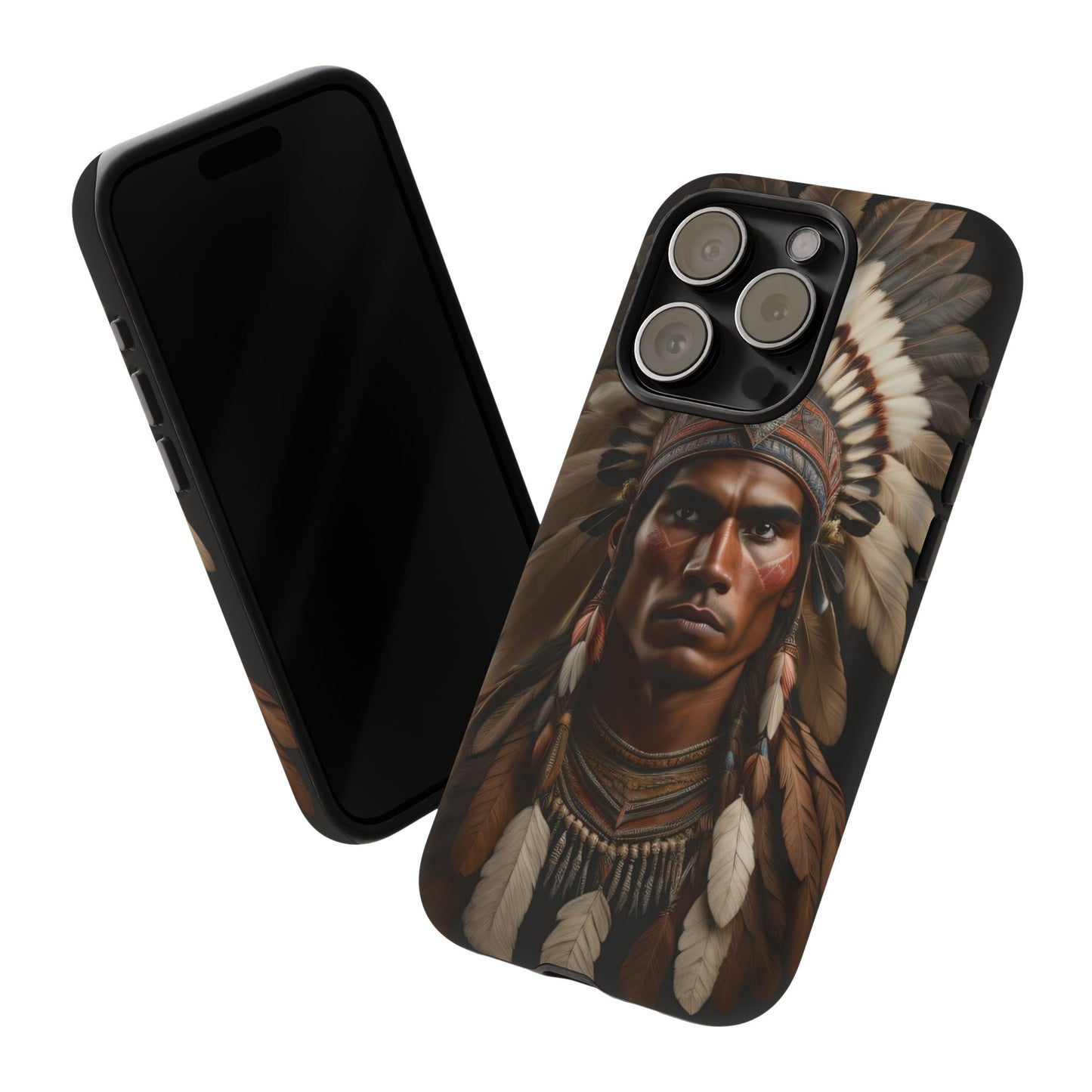 Native American Art Phone Case, Strong Culture Design, Unique Gift for Him or Her, Tough Cases, Customizable Protector, Tribal Style