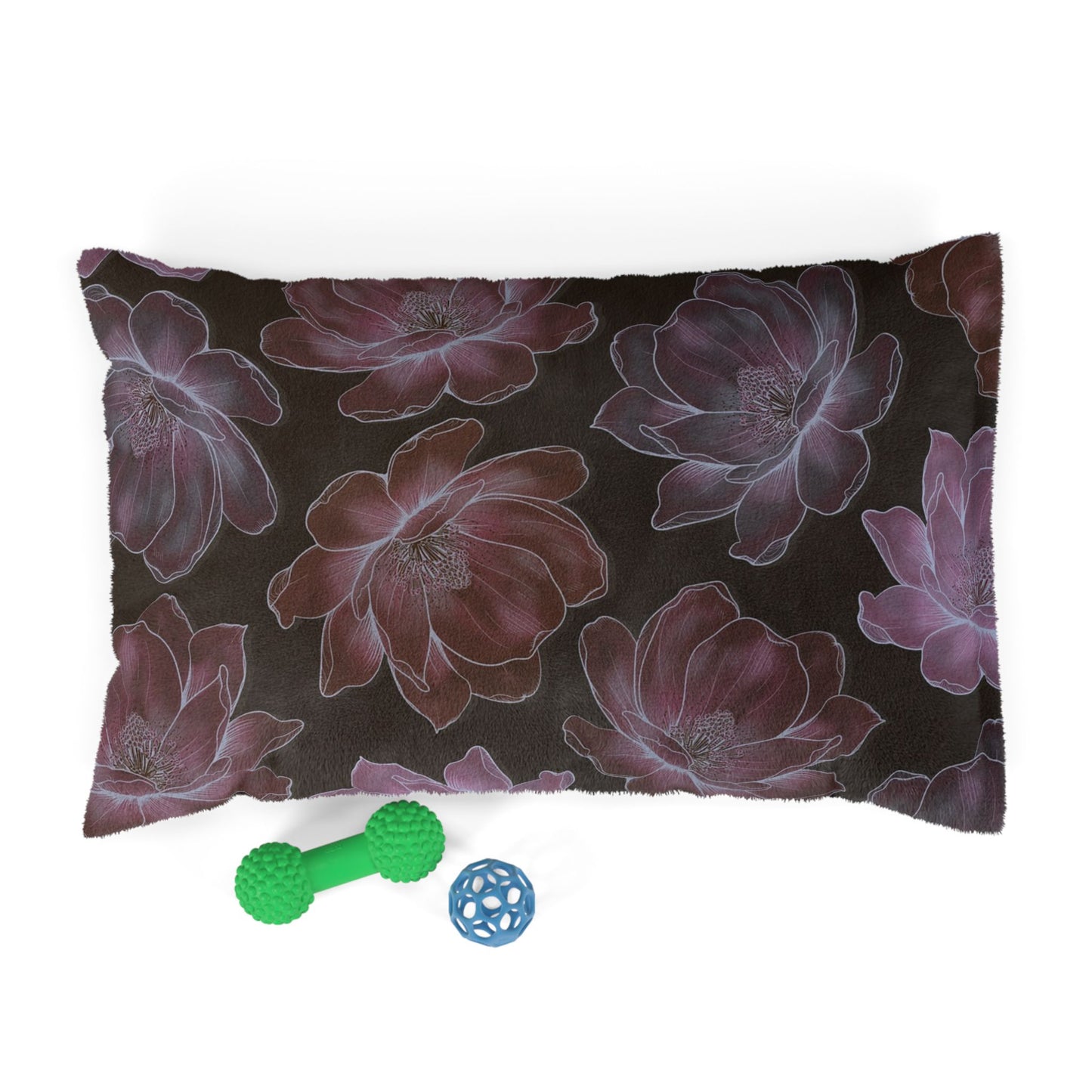 Floral Pet Bed, Cozy Dog Bed, Cat Bed with Floral Design, Pet Furniture, Dog Lover Gift, Home Decor for Pets