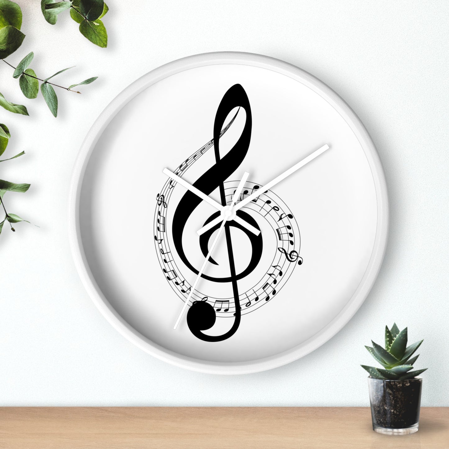 Musical Wall Clock - Perfect for Music Lovers, Home Decor, Gifts
