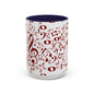 Accent Coffee Mug (11, 15oz) - Musical Notes