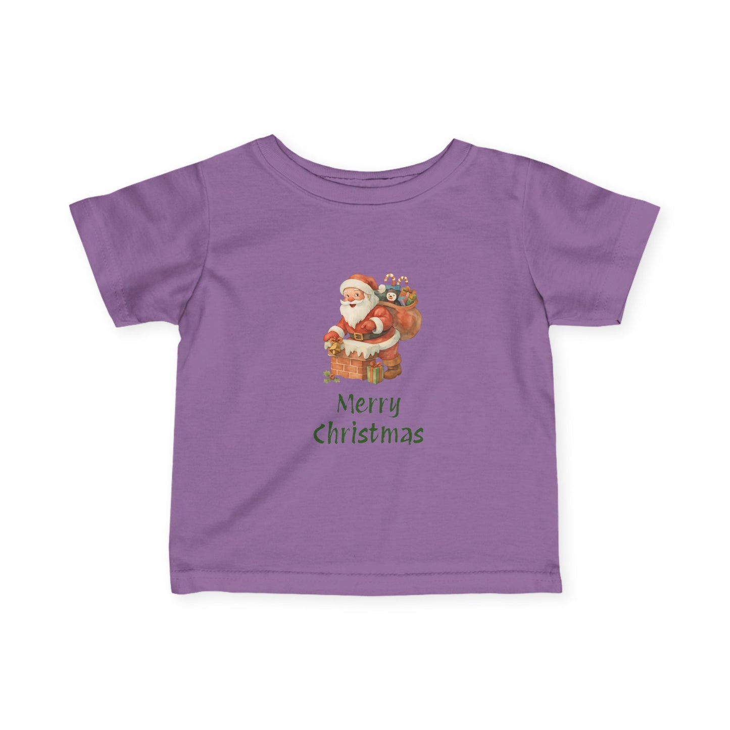 Merry Christmas Infant Tee, Holiday Baby Shirt, Cute Christmas Gift, Toddler Christmas Tee, Santa Infant T-Shirt