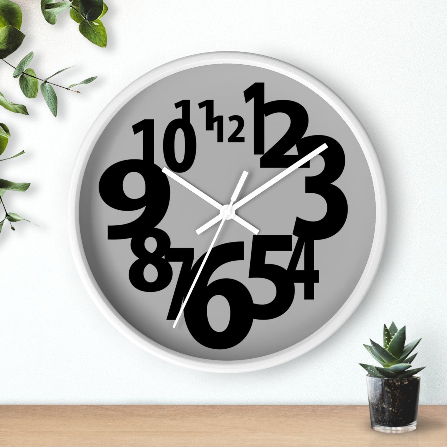 Stylish Modern Wall Clock, Home Decor, Unique Gift, Minimalist Design, Living Room Clock, Office Wall Clock