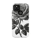 Elegant Floral Phone Case - Tough Cases, Black Rose Design, Floral Phone Cover, Stylish Phone Accessory, Gift for Her, Mother's Day