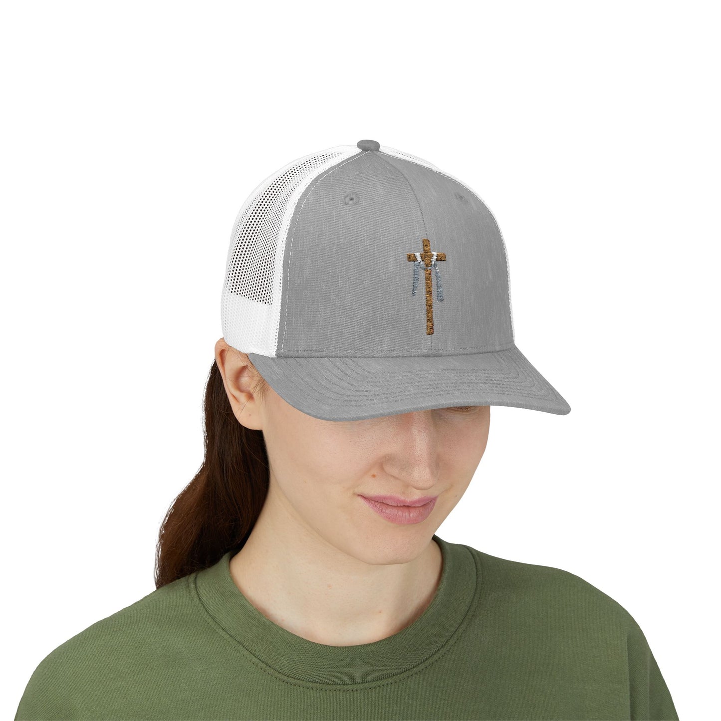 Elegant Faith Snapback Trucker Cap - Faith Hat, Religious Cap, Inspirational Gift, Christian Apparel, Trendy Headwear
