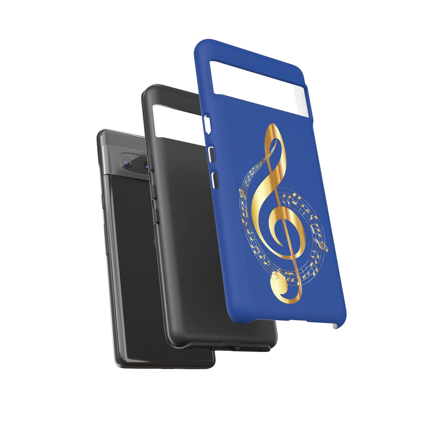 Tough Cases Blue and Gold Musical Note