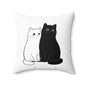 Cute Cat-Themed Decorative Pillow, Throw Pillow for Cat Lovers, Cozy Home Decor, Pet-Themed Gift, Cat Person Gift