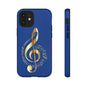 Tough Cases Blue and Gold Musical Note