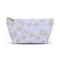 Floral Accessory Pouch, Travel Makeup Bag, Stylish Cosmetic Case, Gift for Her, Spring Floral Organizer, Cute Pencil Case