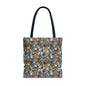 Chic Patterned Tote Bag, Eco-Friendly Shopping Tote, Colorful Beach Bag, Stylish Everyday Carryall, Unique Gift Idea