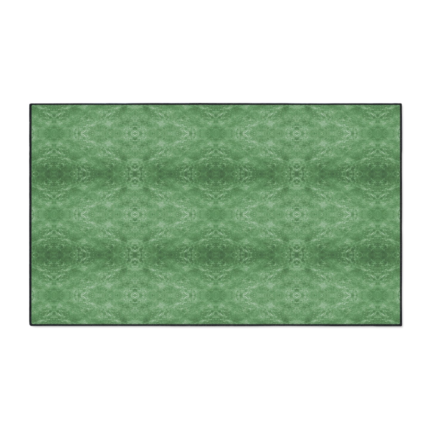 Green Textured Heavy-Duty Floor Mat — Durable Indoor/Outdoor Entry Rug