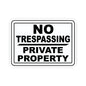 No Trespassing Stickers, Safety Decals for Home or Office, Private Property Sign, Outdoor Stickers, Unique Gift Idea