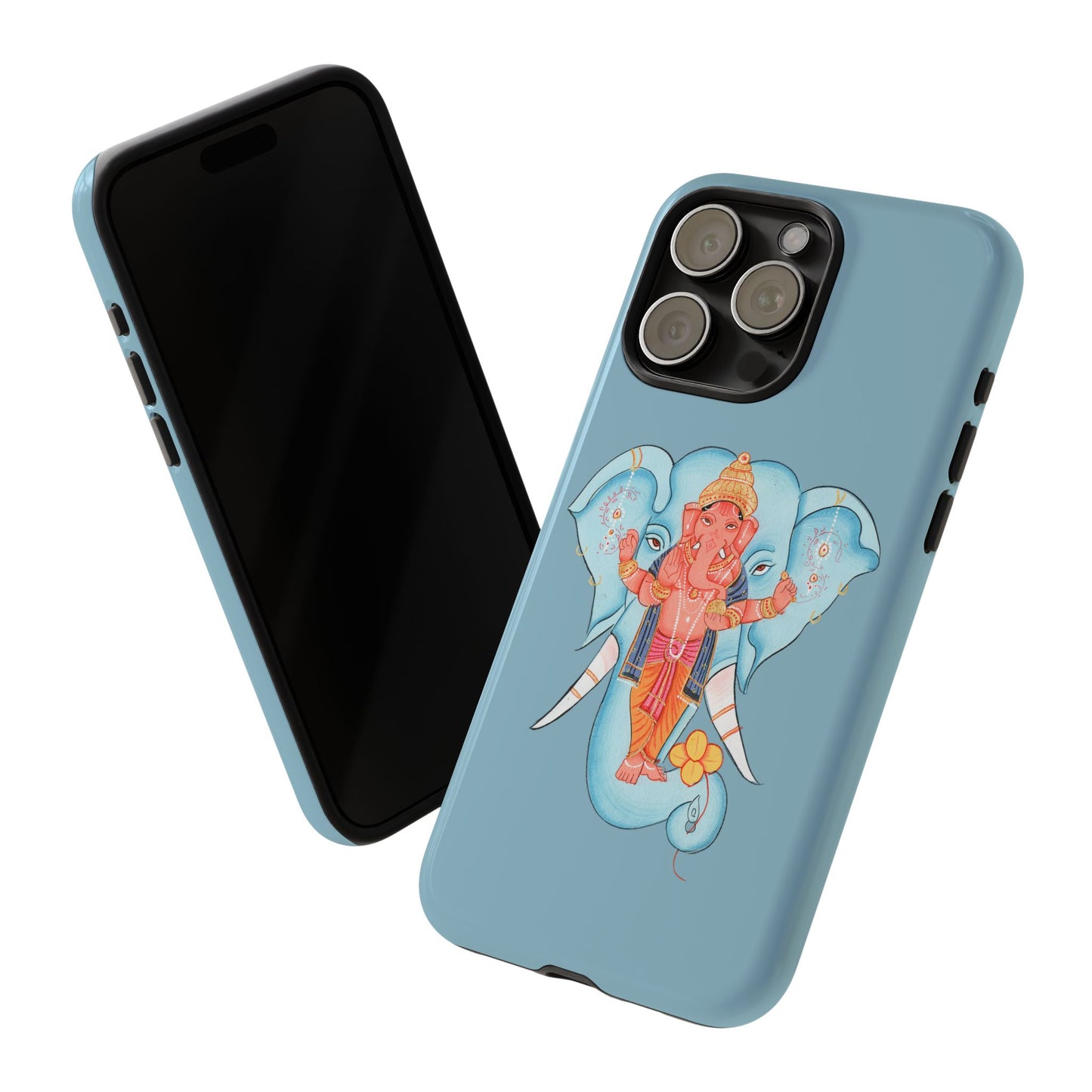 Tough Cases: Ganesh-Inspired Phone Case, Bohemian Phone Cover, Hindu Art Accessory, Festival Gift, Protective Phone Shell