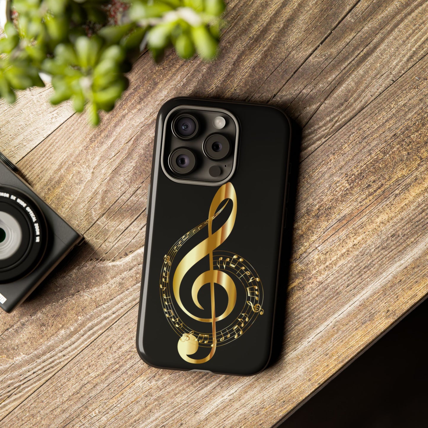 Tough Cases black gold musical Note