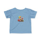 Cute Snail Rainbow Infant Tee, Baby T-Shirt, Toddler Gift, Kids Apparel, Fun Summer Outfit