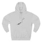 Trumpet Music Notes Hoodie — Minimalist Jazz Instrument Pullover