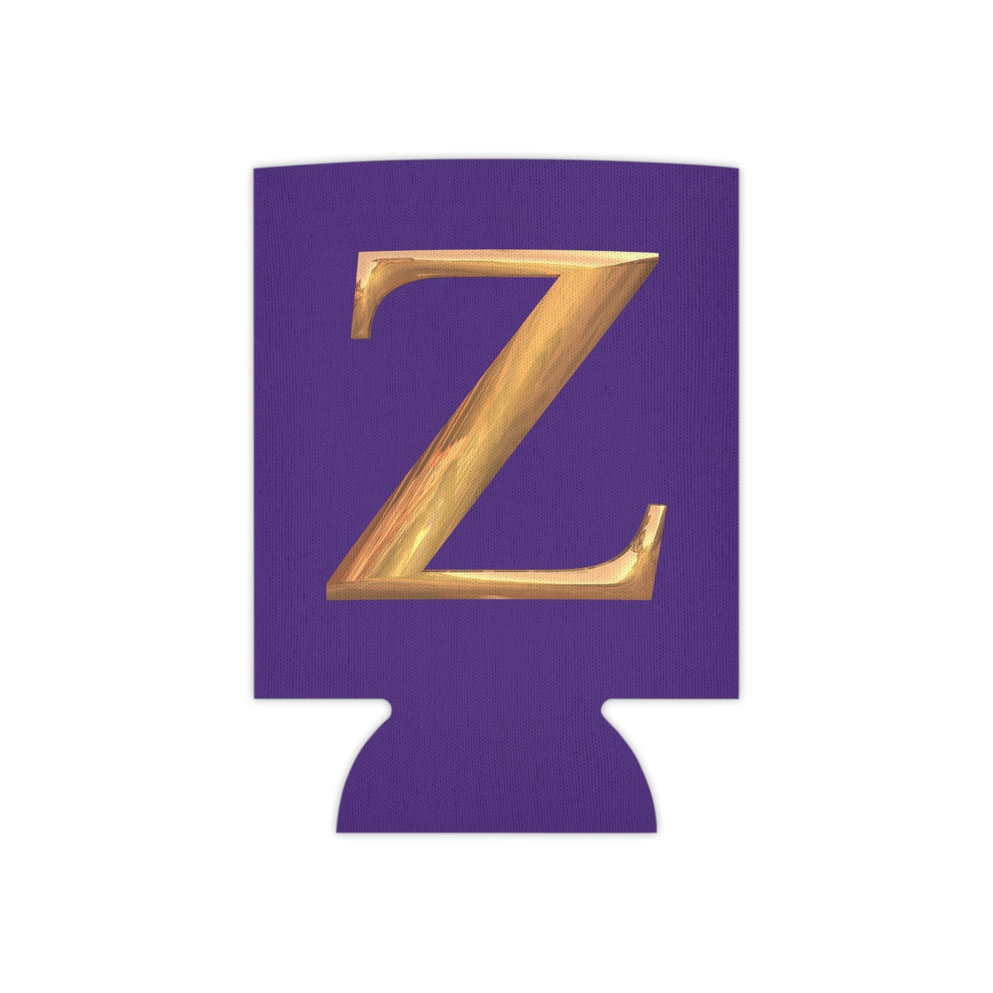 Stylish Monogram Z Can Cooler | Personalized Gift, Party Favor, Tailgate Gear, Outdoor Events, Custom Drink Holder