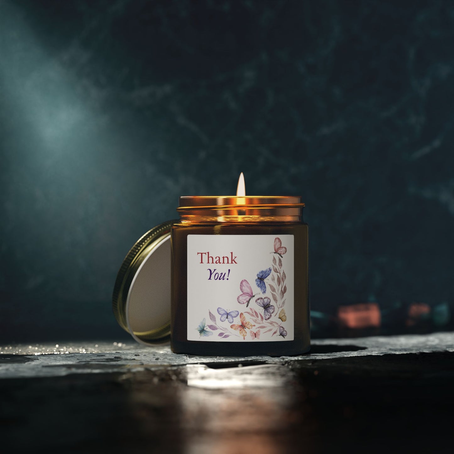 Thank You Scented Candle — Coconut Apricot Wax (4oz & 9oz)
