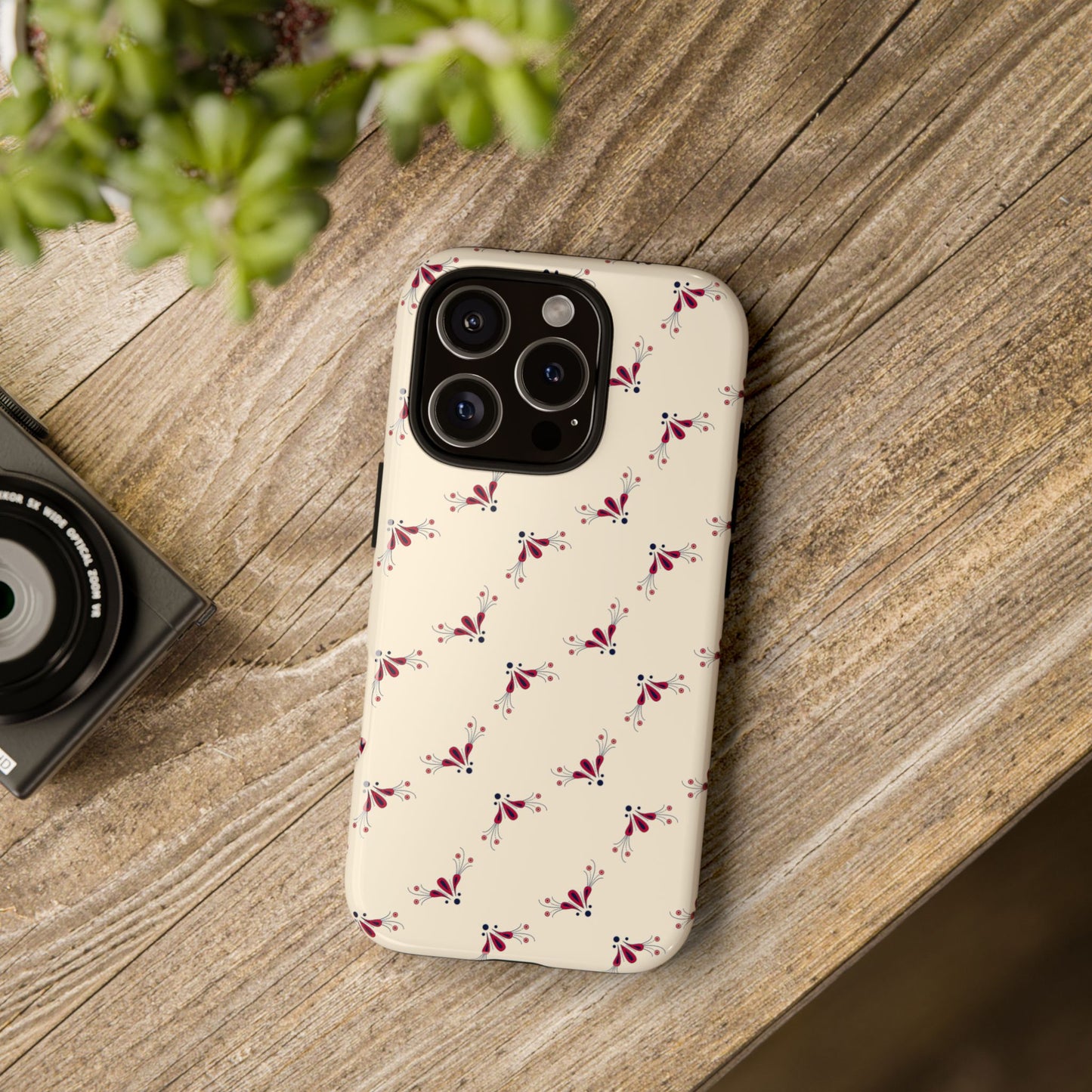 Tough Cases - Floral Design Phone Case, Stylish Protective Cover, Gift for Her, Trendy Smartphone Accessory, Floral iPhone Case, [...]