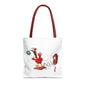 Quirky Cartoon Tote Bag, Funny Gift, Bird Lover's Bag, Everyday Use, Shopping