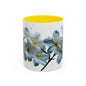 Floral Accent Coffee Mug