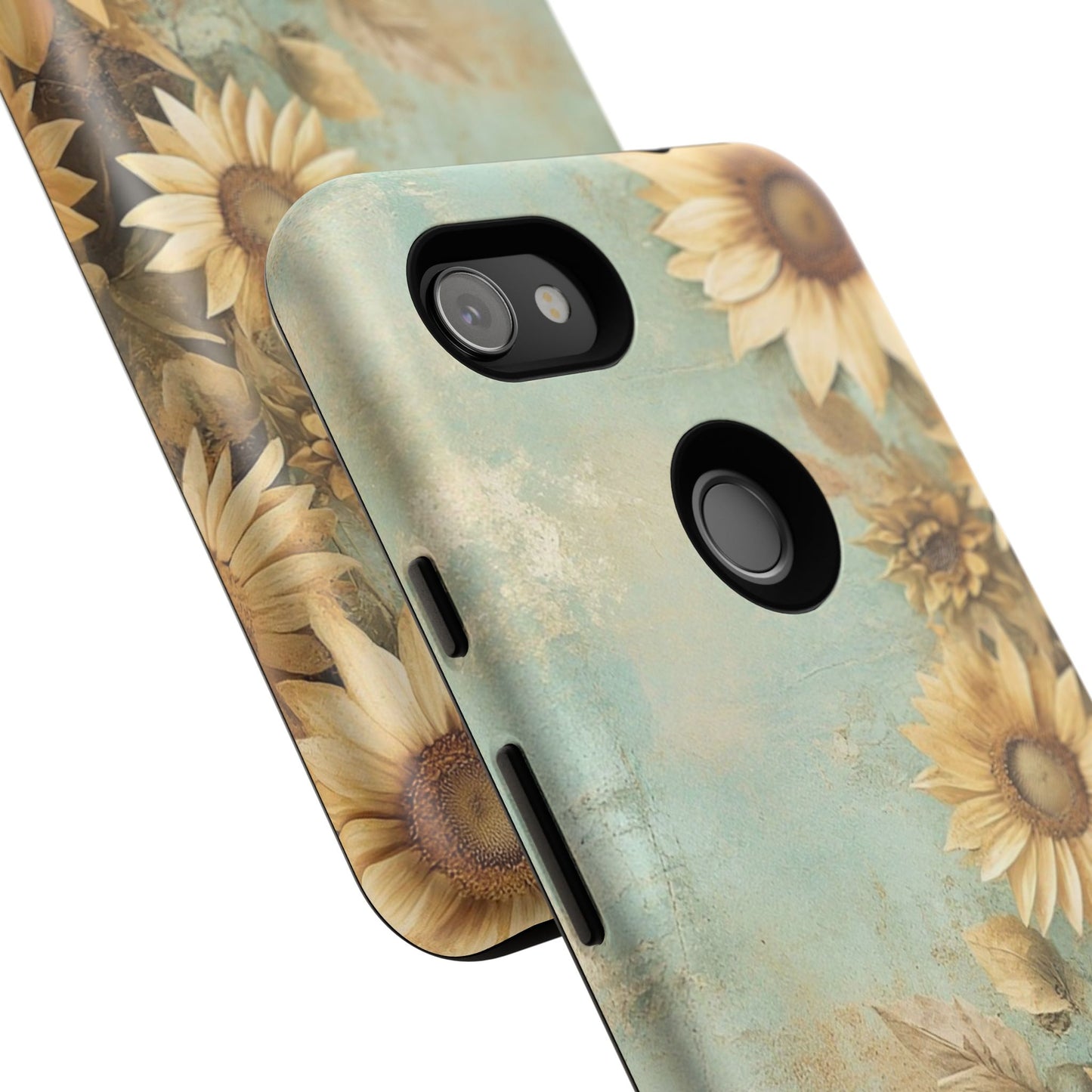 Sunflower Phone Case, Tough Shell Floral Cover, Nature Inspired Gift, Durable Protective Case, Perfect for Spring and Summer