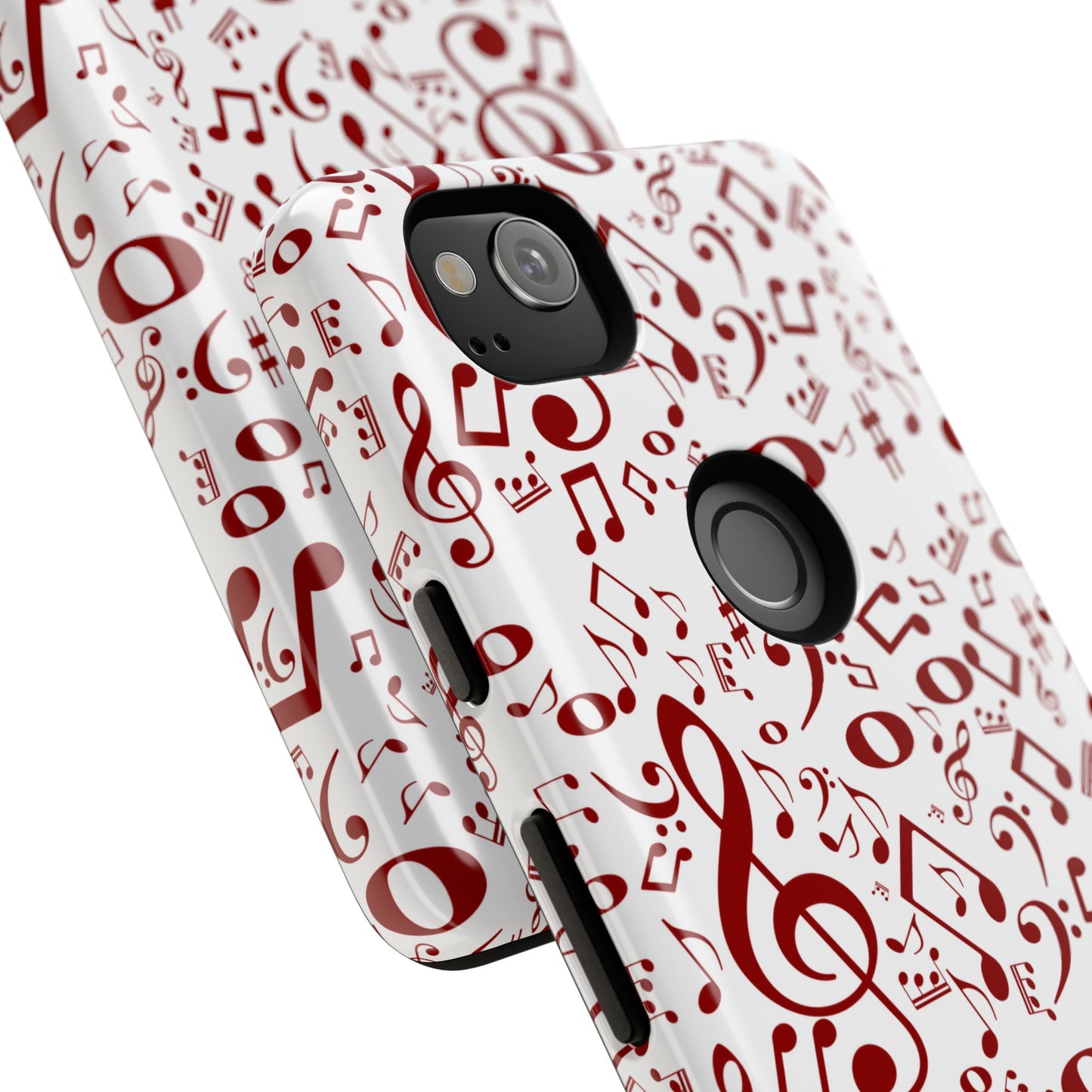 Musical Note Phone Case, Tough iPhone Cover, Gift for Musicians, Customizable, Music Lover's Accessory, Durable Phone Protection