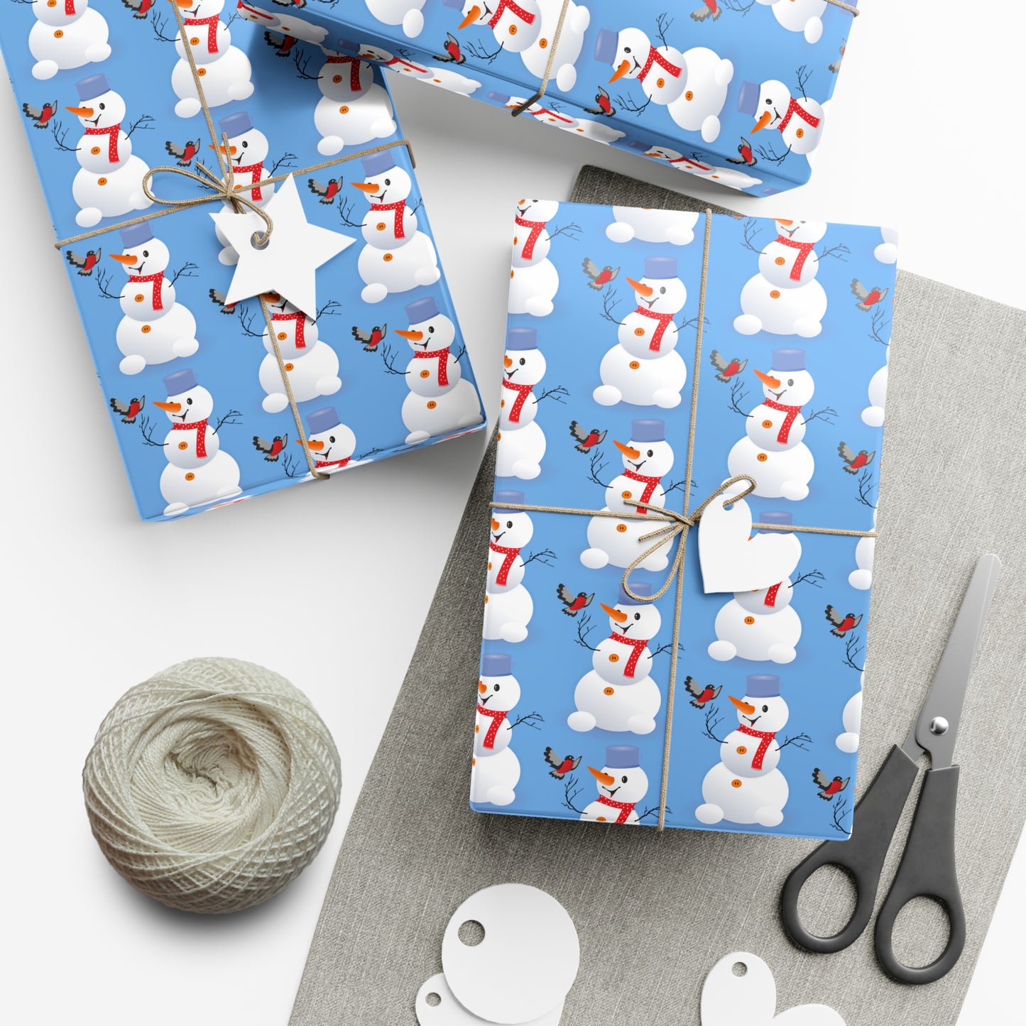Snowman Gift Wrap Papers for Holiday Cheer, Christmas, Winter Parties, Eco-Friendly Wrapping, Festive Gifts, Seasonal Celebrations