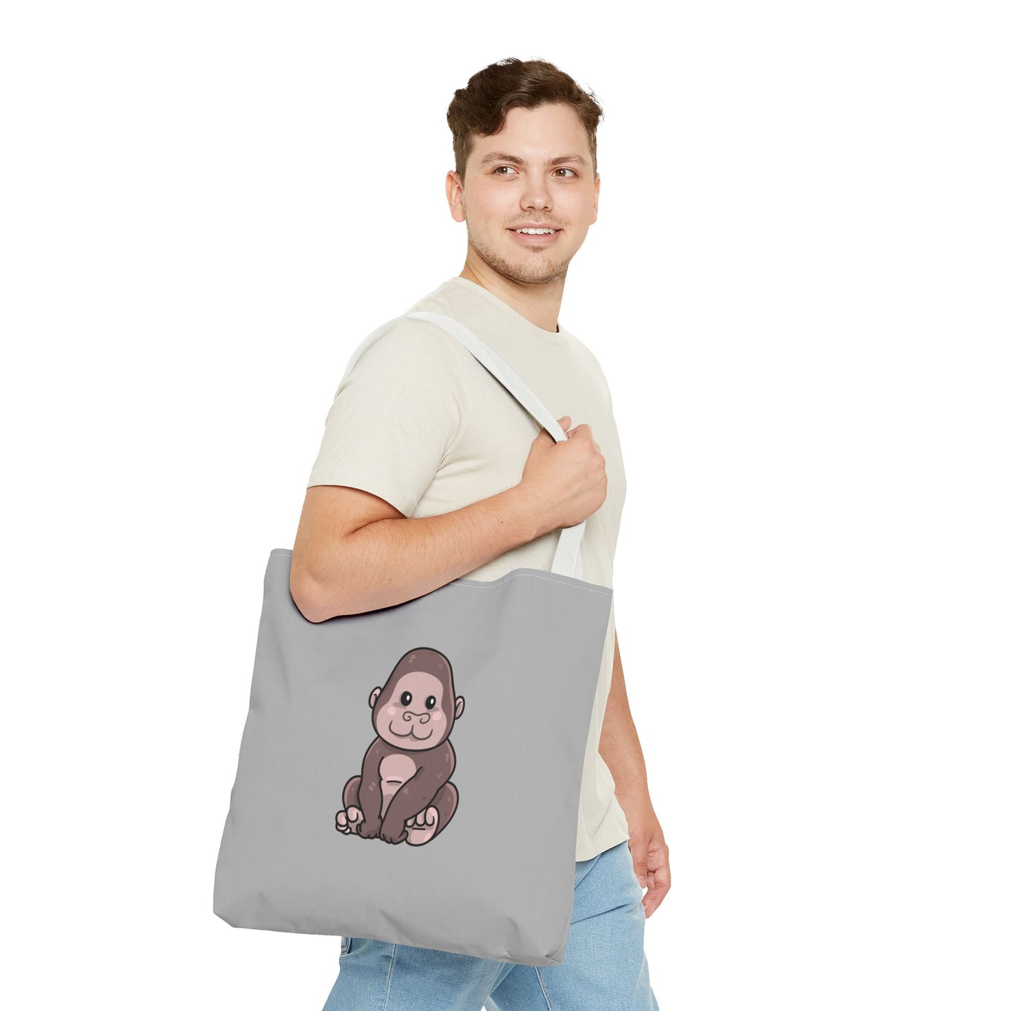 Cute Cartoon Gorilla Tote Bag