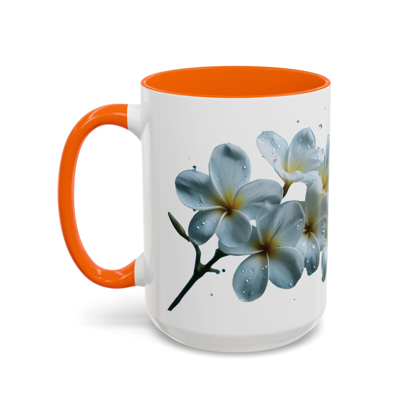 Floral Accent Coffee Mug