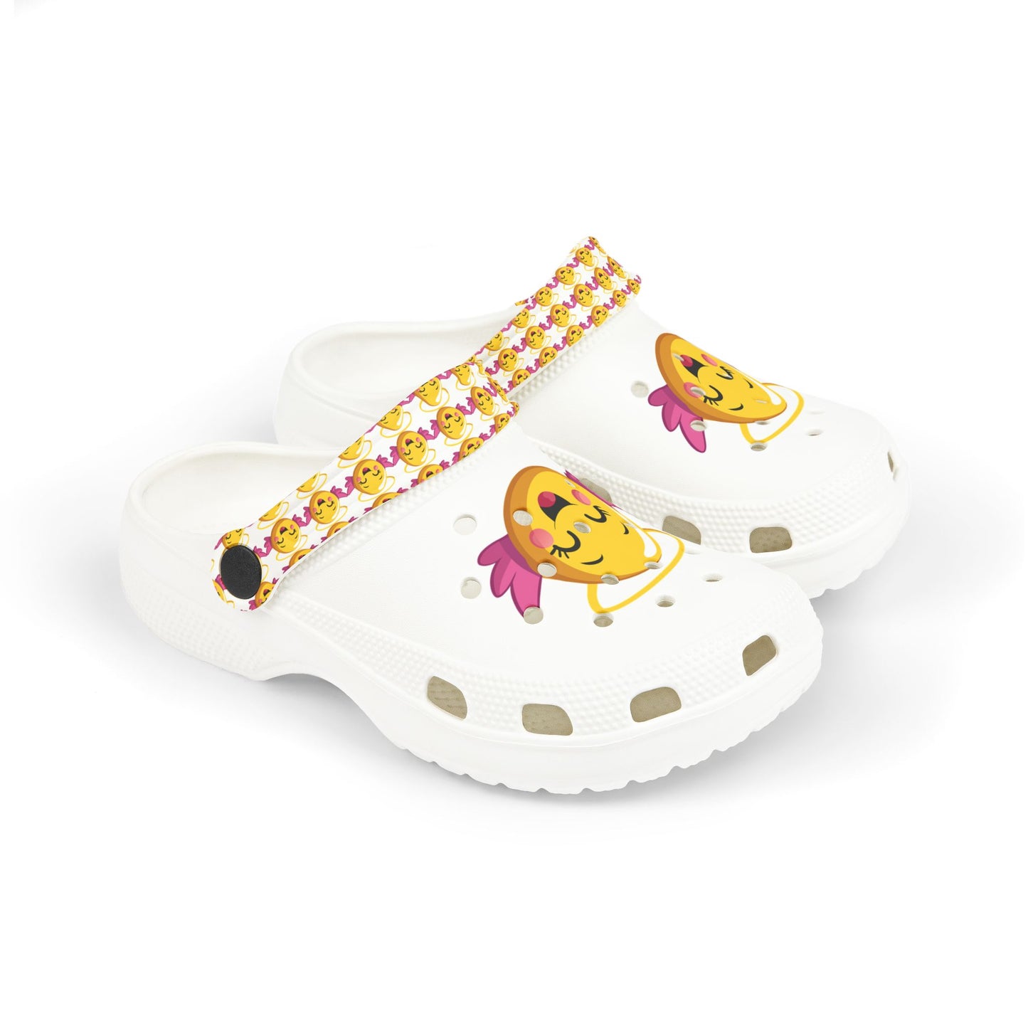 Smiley Kid's EVA Foam Clogs, Fun Summer Footwear for Kids, Cute Play Shoes, Perfect for Outdoor Adventures, Happy Face Design