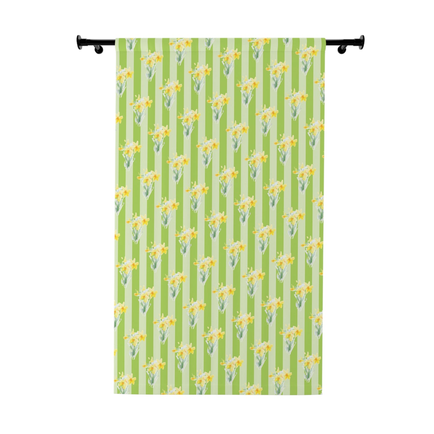 Floral Window Curtain - Brighten Your Home with Daffodil Design