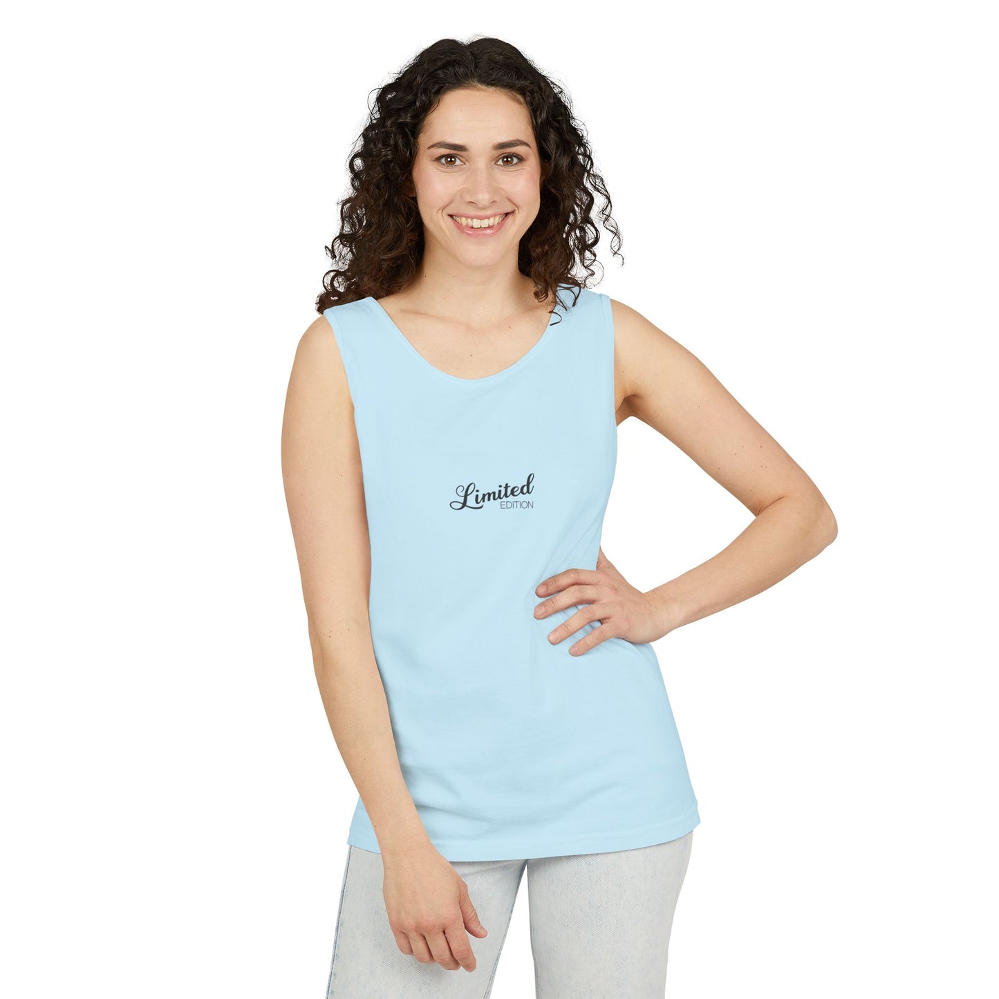 Limited Edition Unisex Garment-Dyed Tank Top, Summer Fashion, Beachwear, Gift for Him & Her, Casual Style, Relaxed Fit