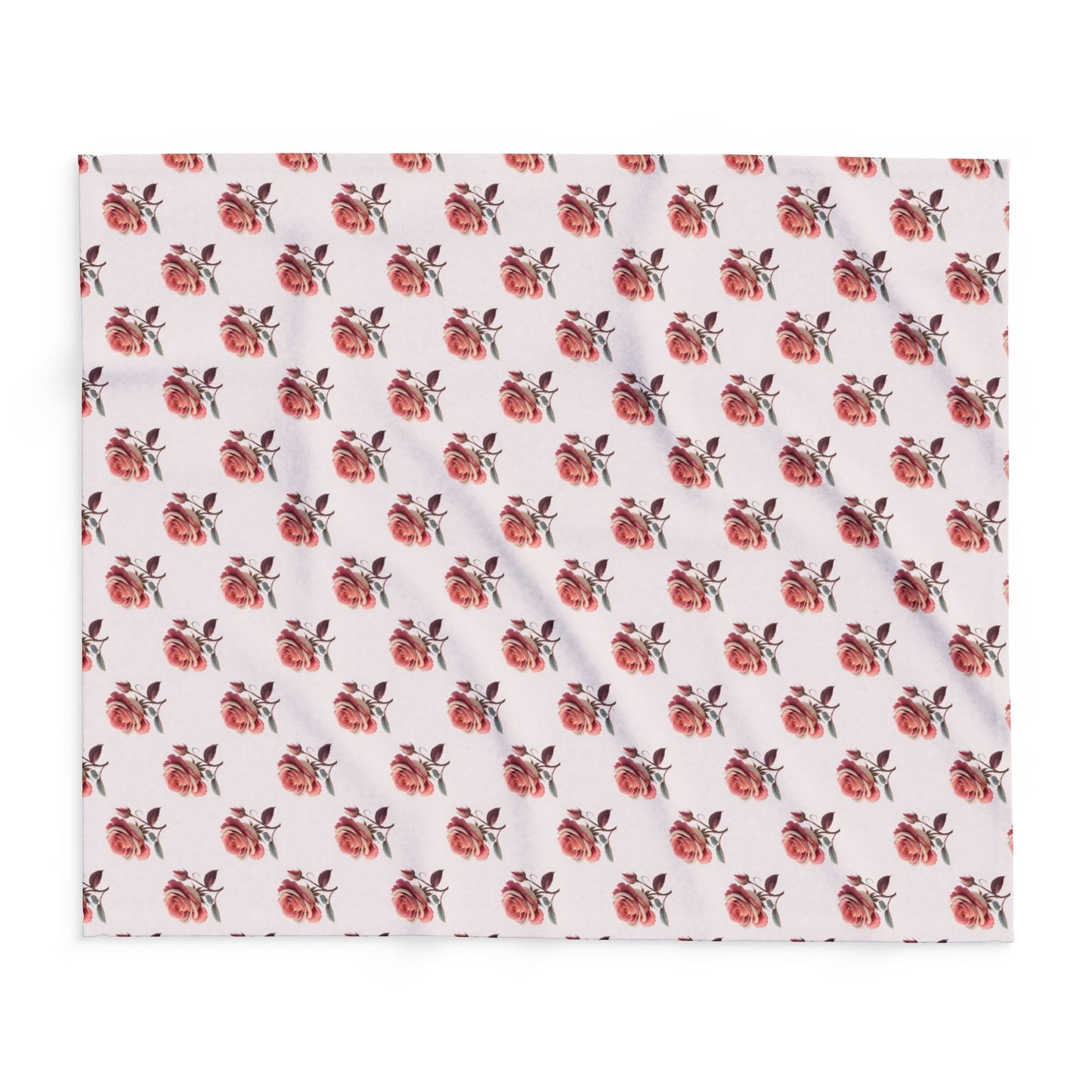 Cozy Floral Fleece Blanket, Soft Throw for Home Decor, Perfect Gift for Christmas, Birthdays, or Housewarming