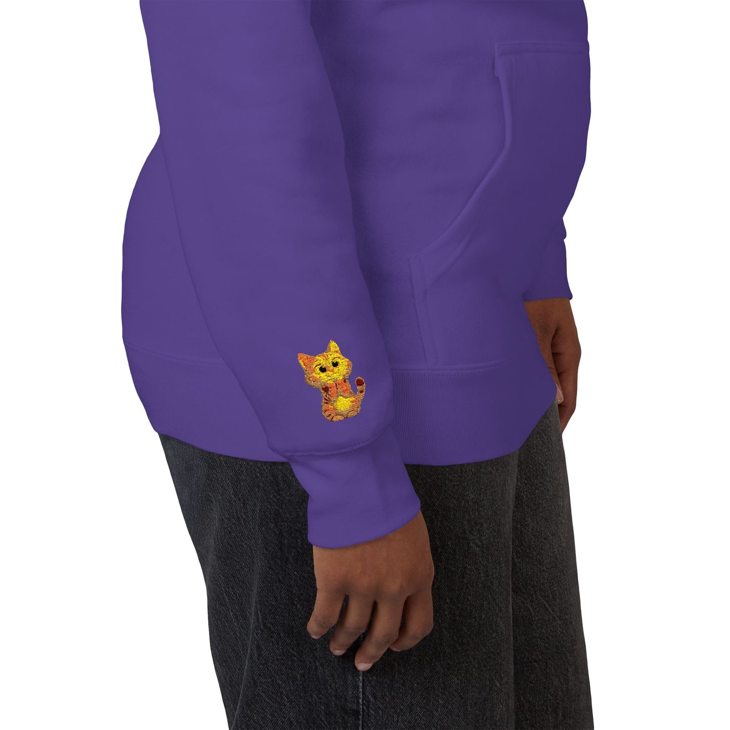 Cozy Fleece Hoodie with Cute Animal Design, Unisex Sweatshirt for Casual Outings, Gifts for Animal Lovers, Perfect for Fall and Winter