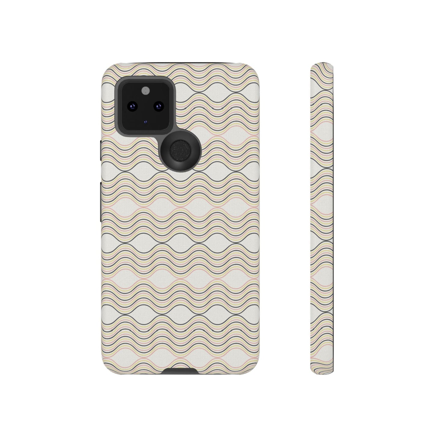 Stylish Phone Case for Tough Protection, Wavy Design, Chic Accessory, Gift for Her, Trendy Tech, Holiday Gift Idea
