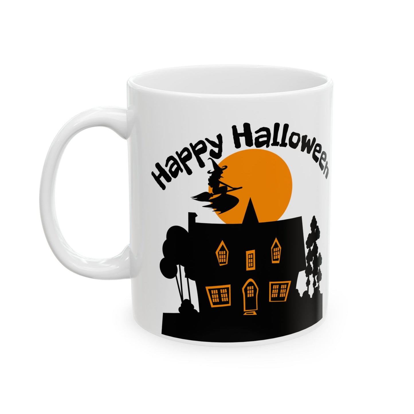 Halloween Ceramic Mug, Perfect for Coffee, Tea, Halloween Gift, Seasonal Decor, Fun Kitchenware, Trick or Treat