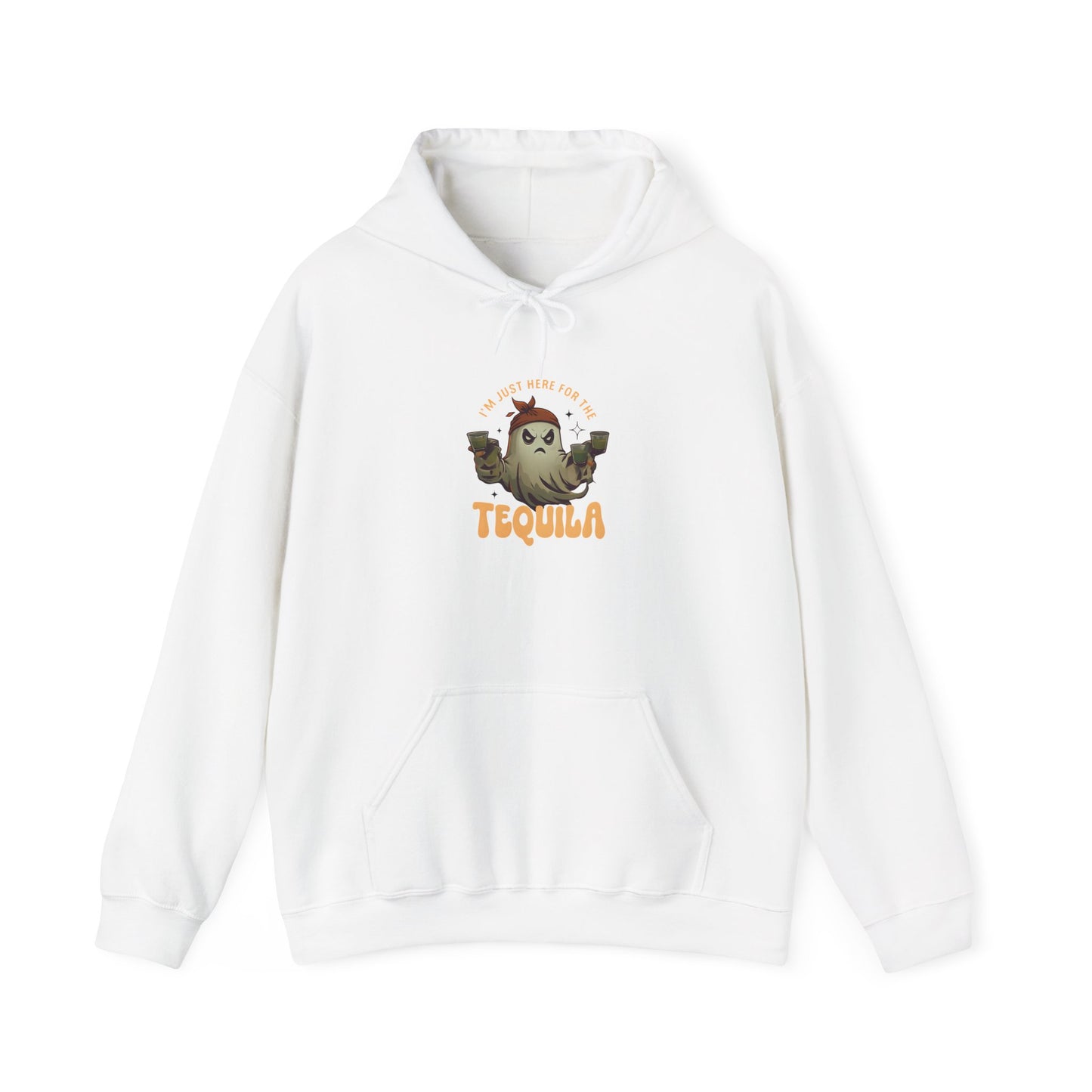 Unisex Heavy Blend™ Hooded Sweatshirt Only here for the Tequila