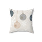 Christmas Ornament Pillow, Holiday Decor, Cozy Home Accents, Winter Decorations, Festive Cushion
