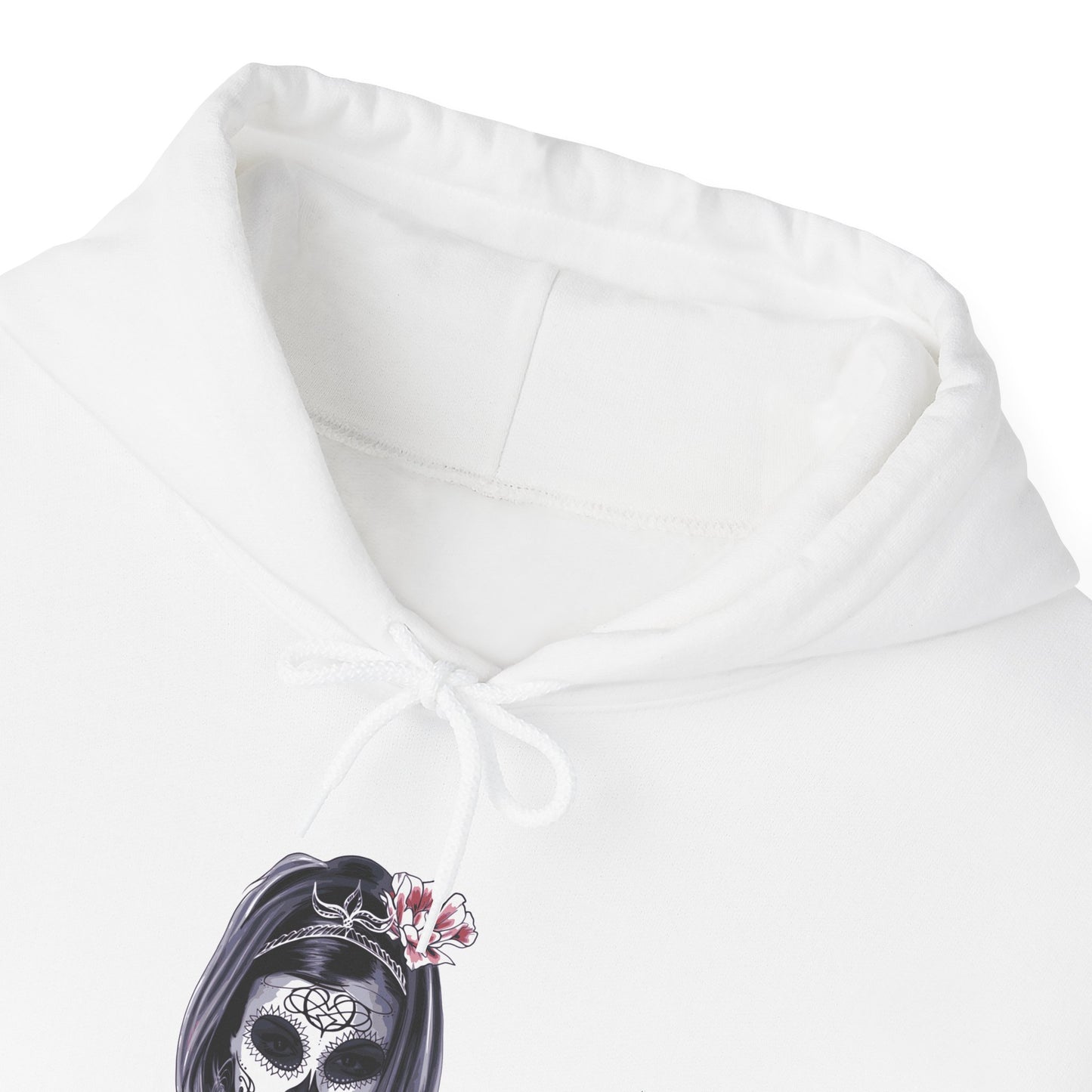 Day of the Dead Hoodie | Unisex Heavy Blend Sweatshirt, Skull Art, Mexican Holiday Apparel, Halloween Costume, Festival Gear