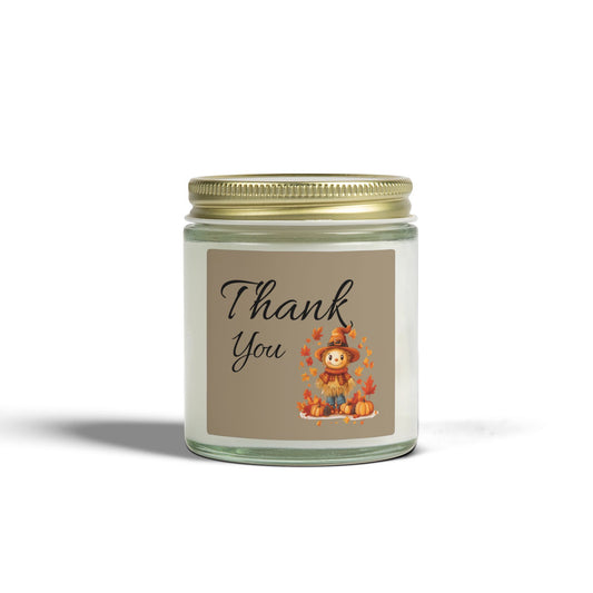 Thank You Fall Scented Candle — Coconut Apricot Wax (4oz & 9oz)