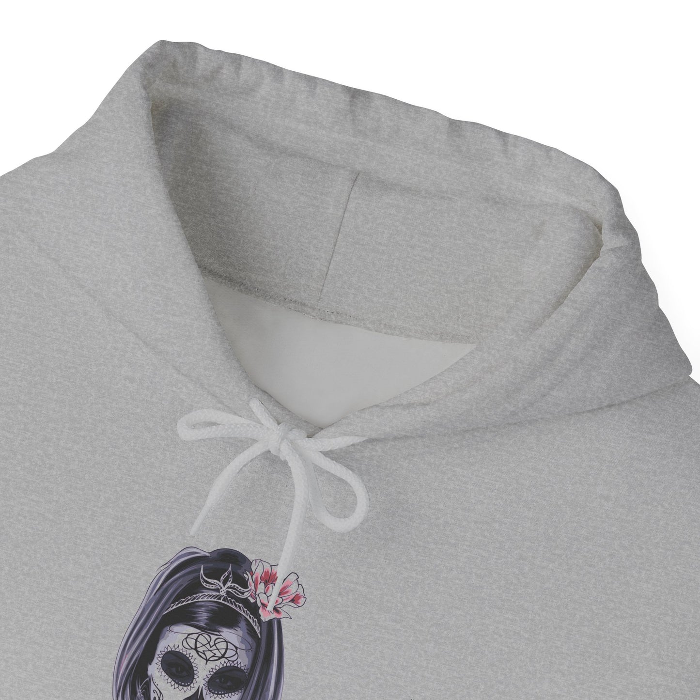 Day of the Dead Hoodie | Unisex Heavy Blend Sweatshirt, Skull Art, Mexican Holiday Apparel, Halloween Costume, Festival Gear
