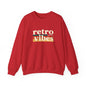 Retro Vibes Crewneck Sweatshirt, Unisex Vintage Style, Cozy Fall Fashion, Gift for Music Lovers, Chill Weekend Wear