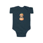 Pumpkin Bear Infant Bodysuit | Cute Baby Shower Gift, Fall Apparel, Halloween Outfit, Newborn Clothing, Cozy Baby Wear