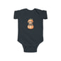 Pumpkin Bear Infant Bodysuit | Cute Baby Shower Gift, Fall Apparel, Halloween Outfit, Newborn Clothing, Cozy Baby Wear