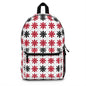 Floral Pattern Backpack, Trendy School Bag, Floral Design Daypack
